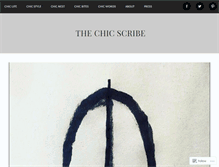 Tablet Screenshot of chicscribe.com